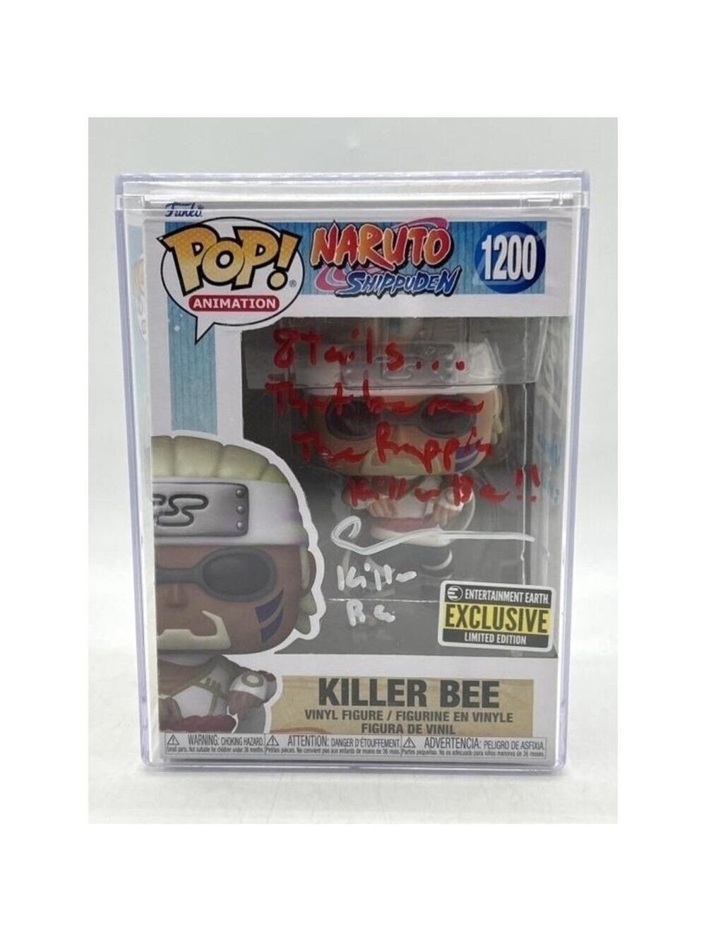 Funko Pop! Signed Naruto Shippuden Killer Bee